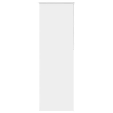 vidaXL Verdunkelungsrollo Weiß 80x230cm Stoffbreite 75,7 cm Polyester