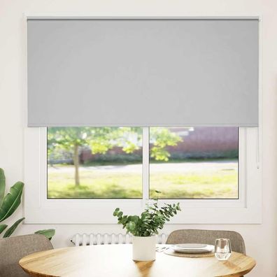 vidaXL Verdunkelungsrollo Hellgrau 150x175cm Stoffbreite 146,6cm