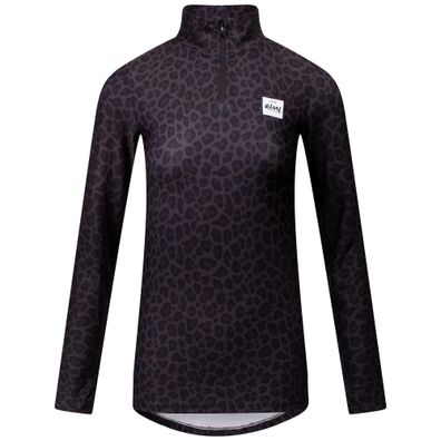 EIVY Women Funktionslongsleeve Journey Top black leopard (25) - Größe: S