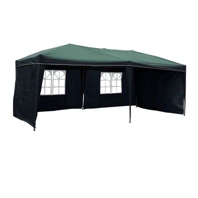 Easy Build Aluminium Falt Pavillon 6x3m Partyzelt + 4 Seitenteile Wasserdicht