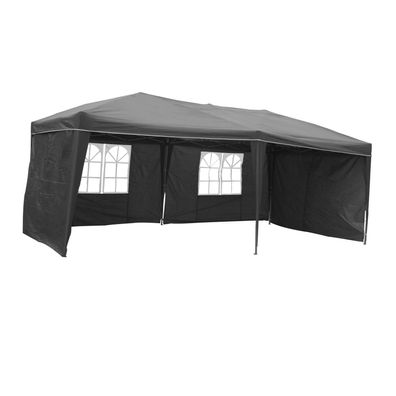 Easy Build Aluminium Falt Pavillon 6x3m Partyzelt + 4 Seitenteile Wasserdicht