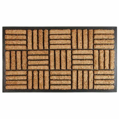 Schmutzfangmatte Fußmatte Türmatte 45x75cm schwarz Schuhabstreifer