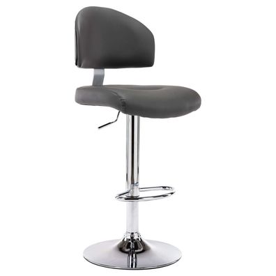 vidaXL Barhocker Grau Kunstleder