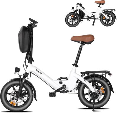 Bodywel T16pro Mini faltbares E-Bike 36V 7.8AH Spedd 25km/h Tragfähigkeit 264 lbs