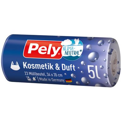 Pely Klimaneutral Duftmüllbeutel Morgenfrische 5 Liter 23 Stück