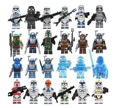 24 Star Wars-Baustein-Minifiguren, Luke Darth Vader, Jedi-Meister, Montagespielzeug V