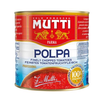 Mutti Polpa feinstes Tomatenfruchtfleisch fein gehackt 2500g