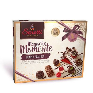 Sarotti Magische Momente dunkle Pralinen zehnfach sortiert 210g