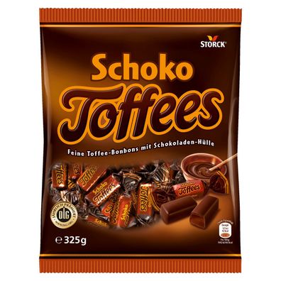 Storck Schoko Toffees einzeln gewickelt mit Schokoladenüberzug 325g