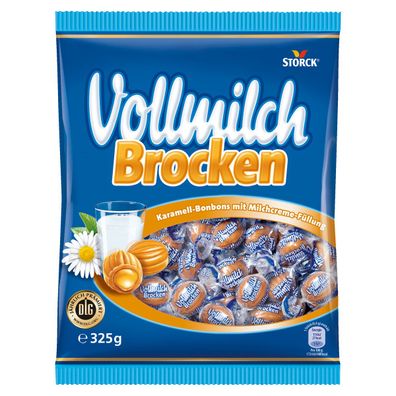 Storck Vollmilch Brocken Karamellbonbons mit Milchcremeüllung 325g