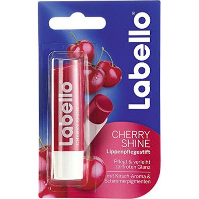 Labello Lippenpflege Fruity Shine Cherry, 2er Pack