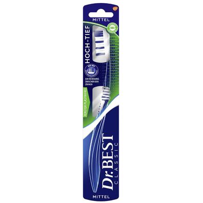 Dr. Best Zahnbürste Hoch-Tief mittel 1Stk