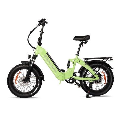 F20pro Elektrofahrräder 20 * 4,0 Fat Tyre E-Bike Tragfähigkeit 264 lbs 25km/h