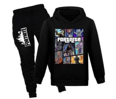 Kinder Teenager Jungen Mädchen Fortnite Trainingsanzug Set Hoodies Kapuzen