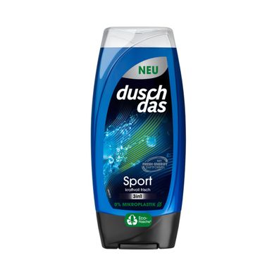 Duschdas Sport 3 in 1 Duschgel und Shampoo kraftvoll frisch 225 ml