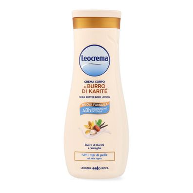 Leocrema Shea Butter Bodylotion für alle Hauttypen 400 ml