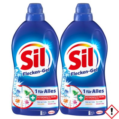 Sil 1 für Alles Complete Action hygenisches Flecken Gel 1300ml 2er Pack