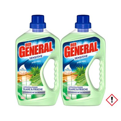 Der General Bergfrühling Frühlingsduft Aloe Vera 750ml 2er Pack