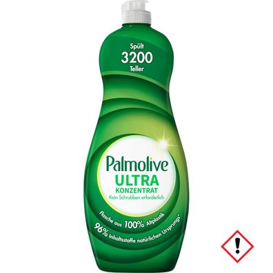 Palmolive Spülmittel Ultra Konzentrat Spült 3200 Teller 750ml 5er Pack