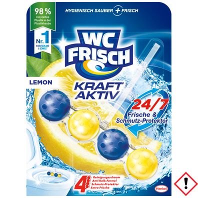 WC Frisch Kraft Aktiv Lemon Duftspüler Anti Kalk Formel 50 g