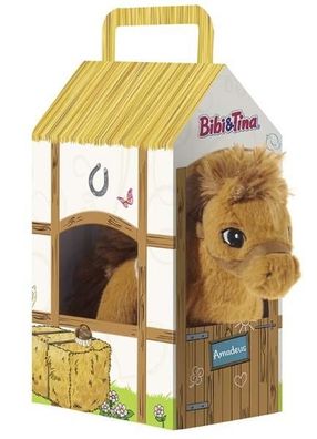 BIBI & TINA Pferd "Amadeus" stehend im Stall Größe 17 cm