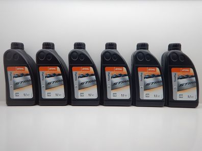 6x Stihl Sägekettenhaftöl Kettenhaftöl Kette Kettenöl Haftöl ForestPlus 1 Liter