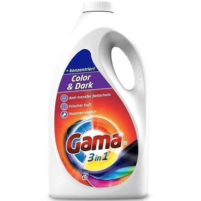 Gama Color & Dunkel Waschgel für 83 Wäschen - 4,15 L