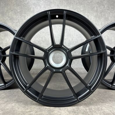 Porsche 992 GTS Felgen 20" + 21" Original Zentralverschluß ZV Schwarz 992044602BA