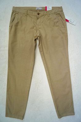 ESPRIT CHINO Damen Hose Gr. 40, 44 Regular beige 49,95 € NEU