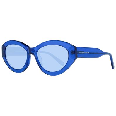 Benetton Sonnenbrille BE5050 696 53 Damen Blau