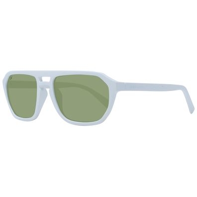 Serengeti Sonnenbrille SS534004 Bellemon 56 Herren Weiß