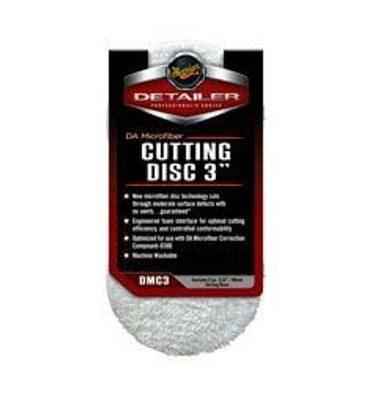 Meguiar's® Detailer DA Microfibre Cutting Disc DMC3, 3 inch (7.62cm), 2/Pack,