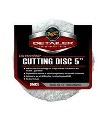 Meguiar's® Detailer DA Microfibre Cutting Disc DMC5, 5 inch (12.7 cm), 2/Pack, 6/CV