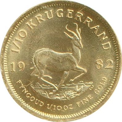 Sü?d Afrika - Kr?ügerrand 1/10 Oz Gold