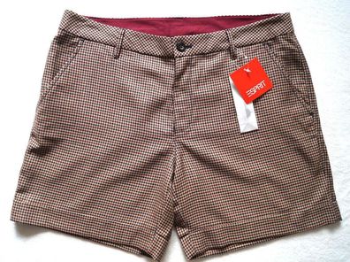 ESPRIT Damen Shorts Gr. 40, 42 dunkelbeige dunkelblau weinrot 49,95 € NEU