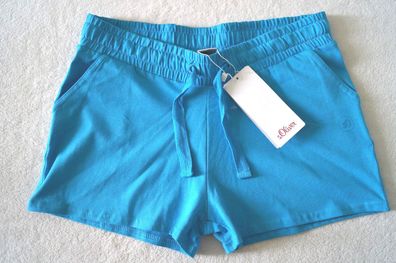 s. Oliver Jersey Mädchen Shorts Gr. 140 - 176 blau, grau NEU