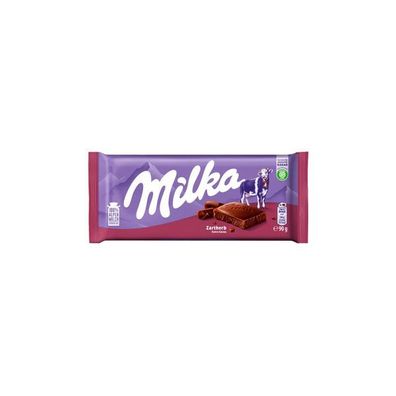 Milka Zartherb Schokolade 25x90 g Tafel