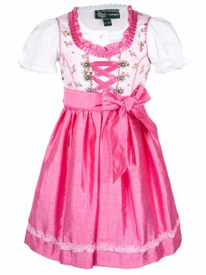 Maddox Kinderdirndl Flower rose pink 3-teilig - Farbe: rose/pink Größe: 146