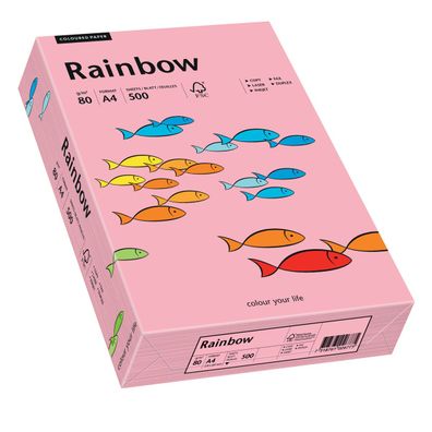 Papyrus Kopierpapier Rainbow rosa Buntpapier DIN A4 80g 500 Blatt