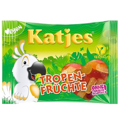 Katjes Tropen-Früchte natürliche Aromen ohne Gelatine 175 g