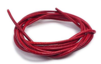 Minott Halskette Ziegenleder Lederriemen Lederband 100cm Rot 22084