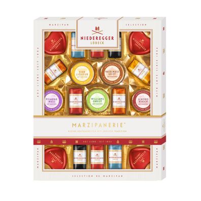 Niederegger Marzipanpralinen gemischt in Geschenkverpackung 298g