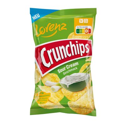 Lorenz Crunchips Sour Cream Kartoffelchips mit Sauerrahm 150g