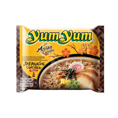 YumYum Instant Asian Nudelsuppe Bag mit Japanese Chicken Geschmack 60g