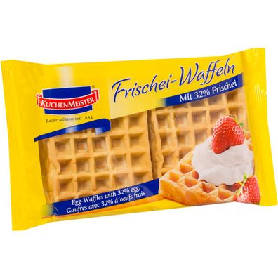 KuchenMeister Frischeiwaffeln köstlich süße Waffeln verpackt 300g