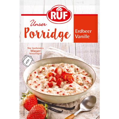 RUF Porridge Erdbeer Vanille 65g