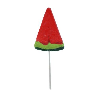 Holland Foodz Lutscher als Wassermelonenstück in rot grün fruchtig 70g