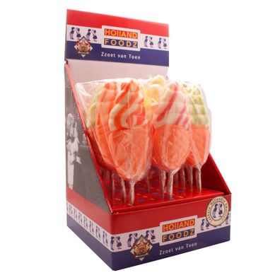 Holland Foodz Eis Lutscher mit Fruchtgeschmack 90g 17er Display