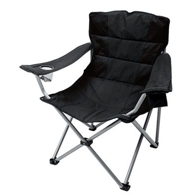 Neu BasicNature Stuhl Travelchair Holiday schwarz für Camping Outdoor Survival