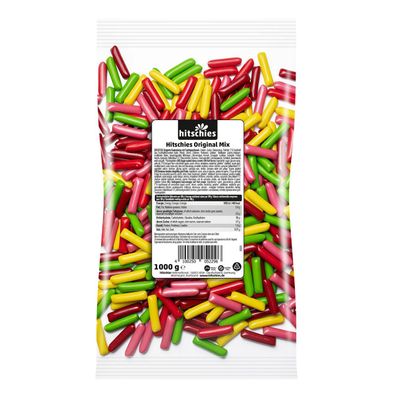 Hitschies Original Mix Kaubonbons Dragees mit Fruchtgeschmack 1000g